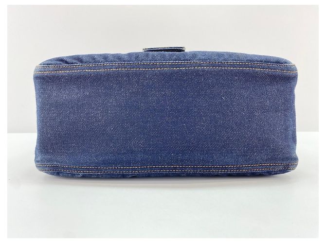 Borsa a secchiello Fendi Mamma Blu navy - vista 5