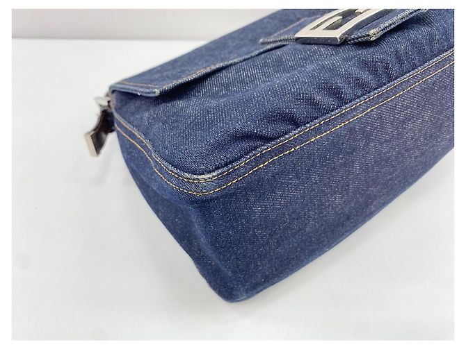 Borsa a secchiello Fendi Mamma Blu navy - vista 6