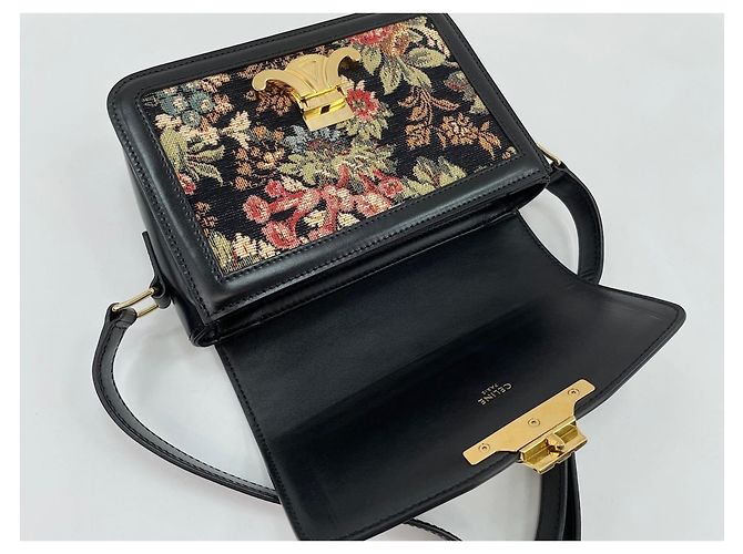 Céline Borsa a tracolla Celine Teen in nero - vista 11