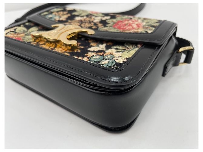 Céline Borsa a tracolla Celine Teen in nero - vista 8