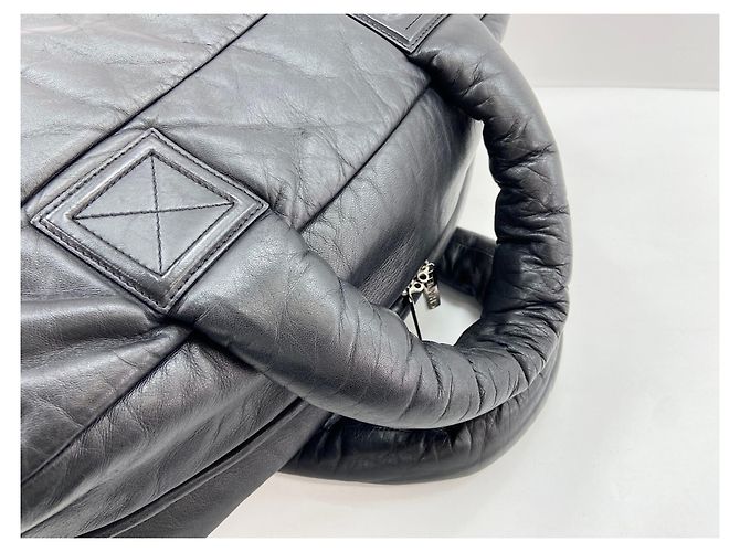 Saco Tote Chanel Coco Cocoon em preto - vista 10