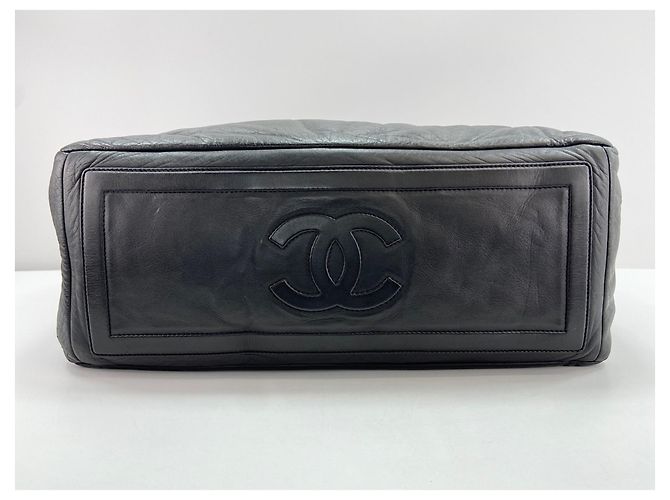 Saco Tote Chanel Coco Cocoon em preto - vista 7