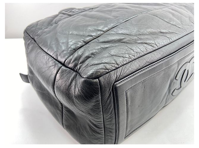 Saco Tote Chanel Coco Cocoon em preto - vista 8