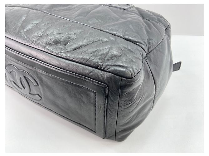 Saco Tote Chanel Coco Cocoon em preto - vista 9