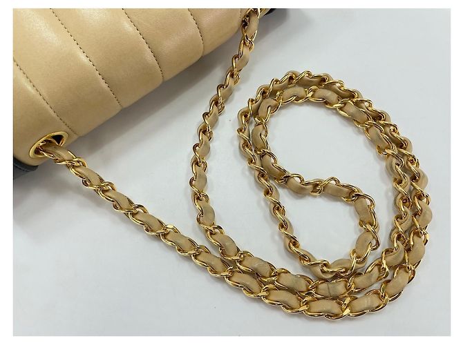 Borsa a tracolla Chanel Beige - vista 8