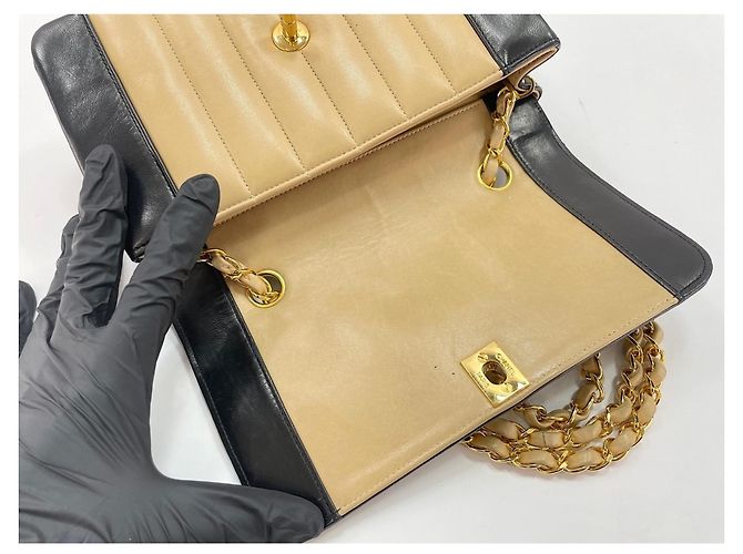 Borsa a tracolla Chanel Beige - vista 9