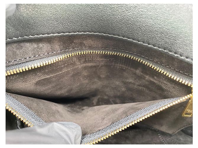Céline Celine Small New Luggage Shoulder Bag Nero - vista 13