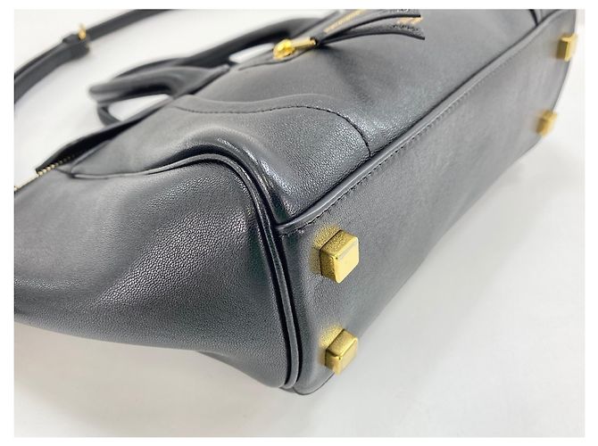Céline Celine Small New Luggage Shoulder Bag Nero - vista 8