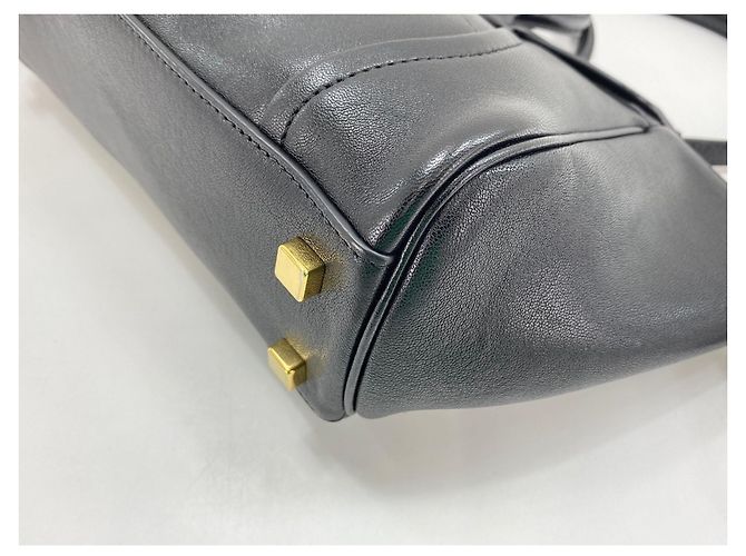 Céline Celine Small New Luggage Shoulder Bag Nero - vista 9