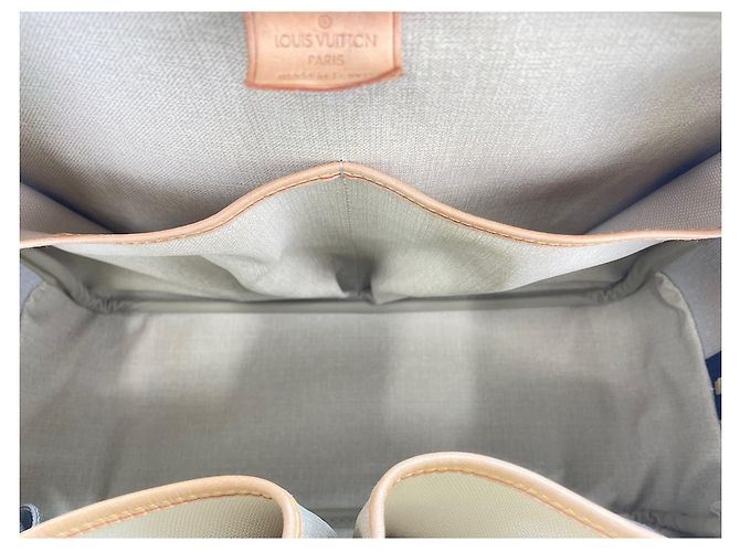 Borsa a tracolla Louis Vuitton Deauville in Brown Marrone - vista 12