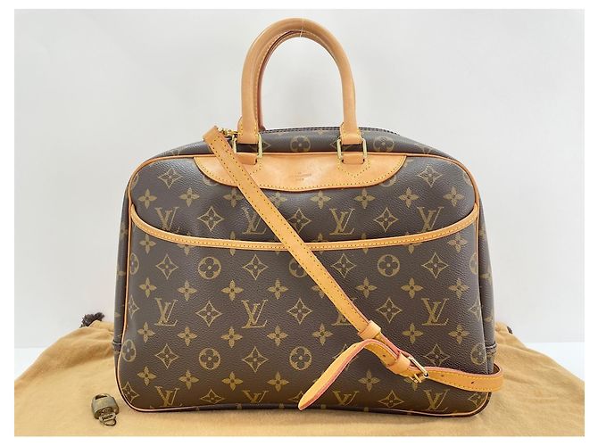 Borsa a tracolla Louis Vuitton Deauville in Brown Marrone - vista 14
