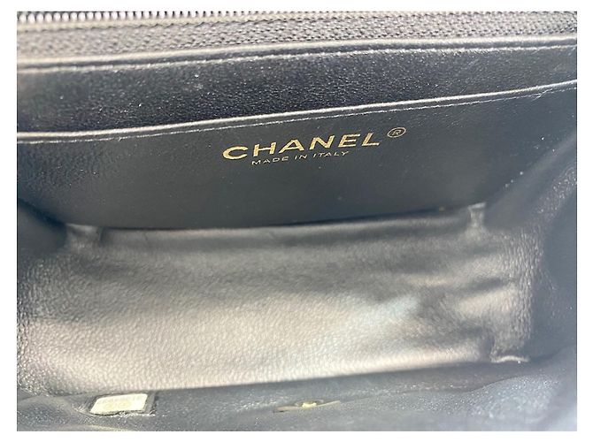 Chanel Mini Matelassé Schultertasche Schwarz - Ansicht 11
