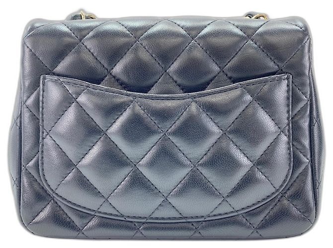 Chanel Mini Matelassé Schultertasche Schwarz - Ansicht 3