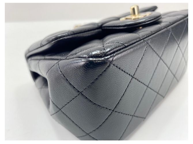 Chanel Mini Matelassé Schultertasche Schwarz - Ansicht 8