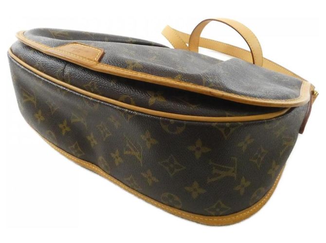 Borsa a tracolla Louis Vuitton Monogram Menilmontant MM Marrone - vista 3
