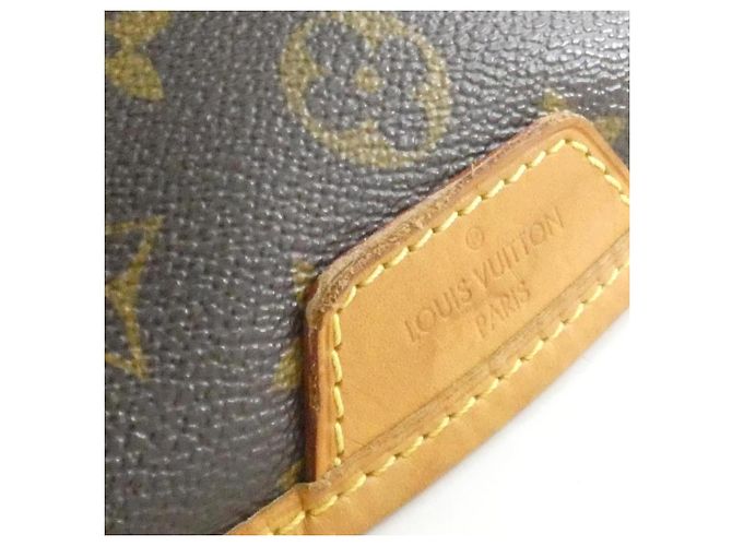 Borsa a tracolla Louis Vuitton Monogram Menilmontant MM Marrone - vista 4