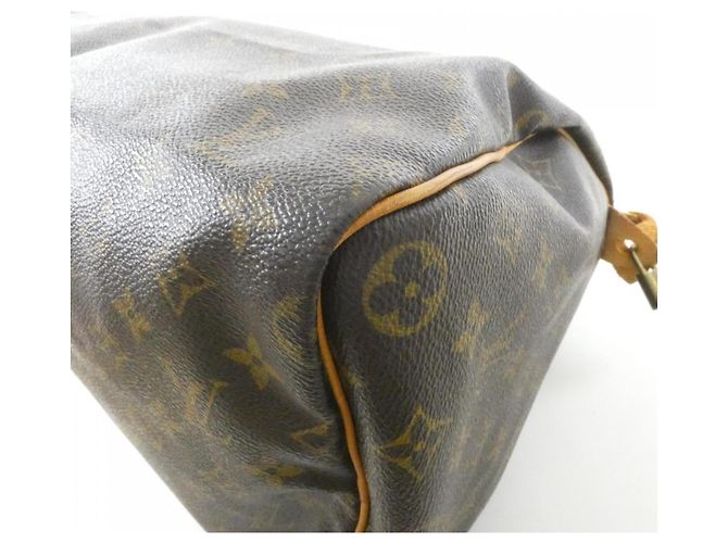 Borsa Boston Louis Vuitton Monogram Speedy Marrone - vista 2