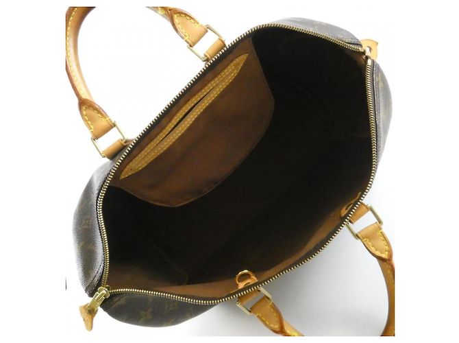 Borsa Boston Louis Vuitton Monogram Speedy Marrone - vista 9