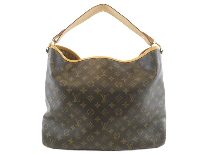 Borsa a tracolla Louis Vuitton Monogram Delightful MM Marrone - vista 2