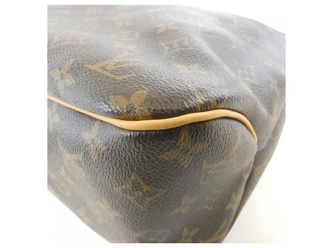 Borsa a tracolla Louis Vuitton Monogram Delightful MM Marrone - vista 3
