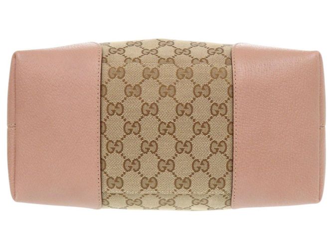 Borsa Gucci 2-Way Signature Bree Rosa Beige - vista 4