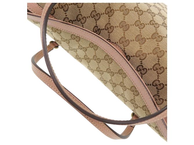 Borsa Gucci 2-Way Signature Bree Rosa Beige - vista 8