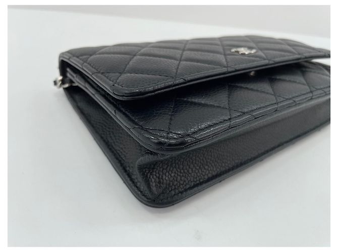 Borsa a tracolla Chanel Matelassé in nero - vista 8