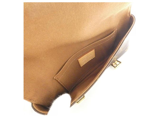 Borsa a vita Louis Vuitton Monogram Pochette Marelle Marrone - vista 7