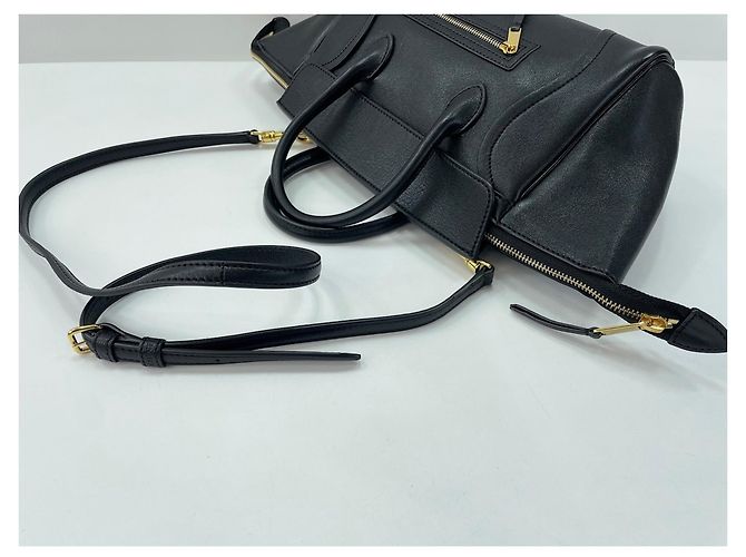 Céline Borsa a tracolla Celine Little Luggage Nero - vista 10