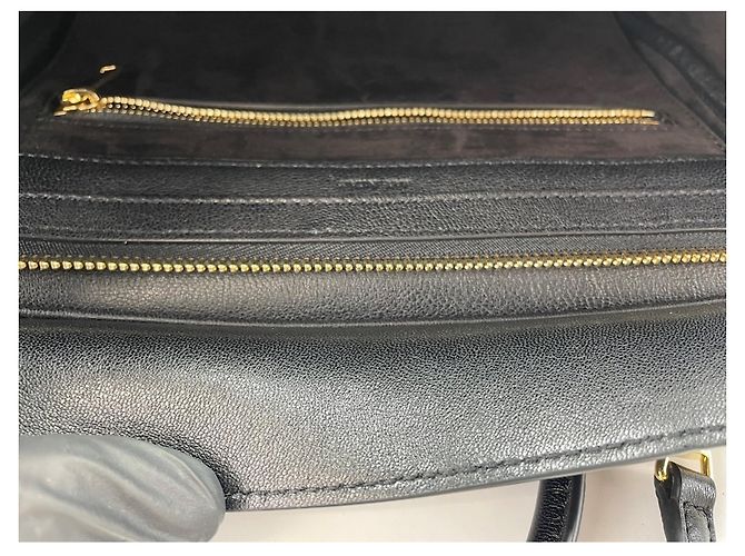 Céline Borsa a tracolla Celine Little Luggage Nero - vista 12