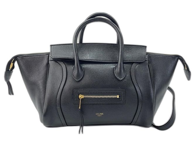 Céline Borsa a tracolla Celine Little Luggage Nero - vista 2