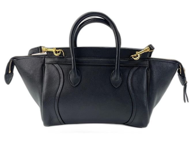 Céline Borsa a tracolla Celine Little Luggage Nero - vista 3