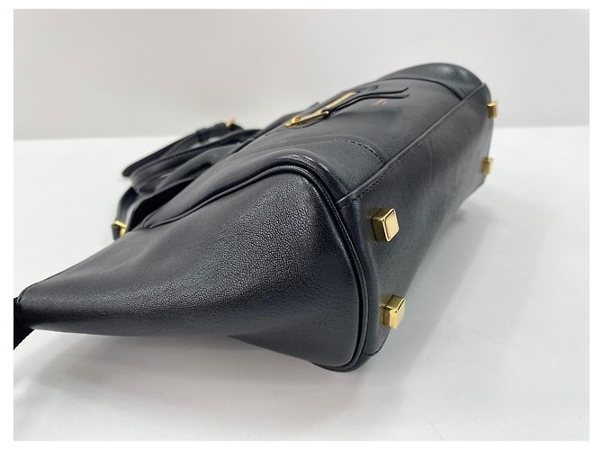 Céline Borsa a tracolla Celine Little Luggage Nero - vista 8