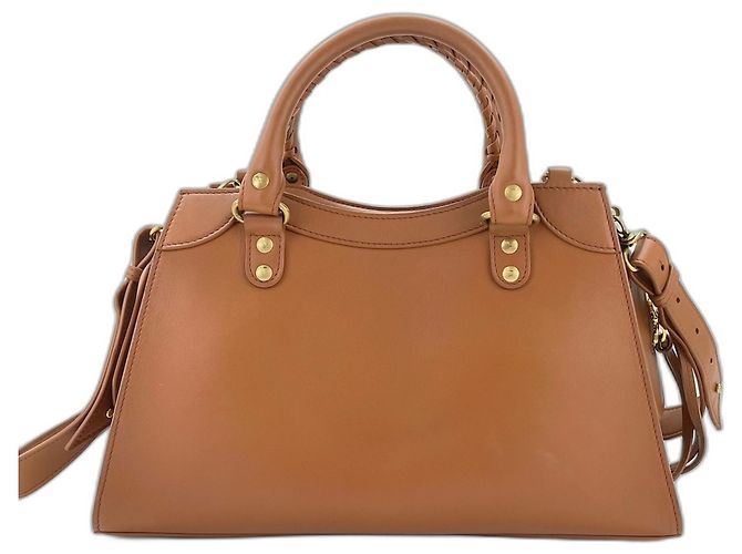 Borsa Balenciaga Neo Classic City Marrone - vista 3