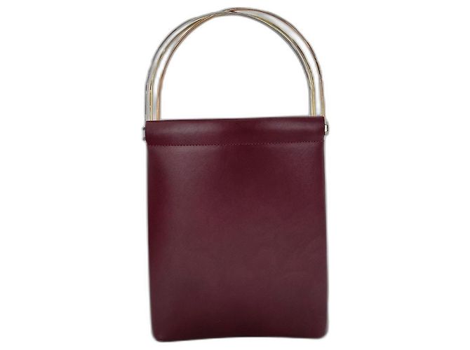 Borsa Cartier Trinity in rosso vino Bordò - vista 2