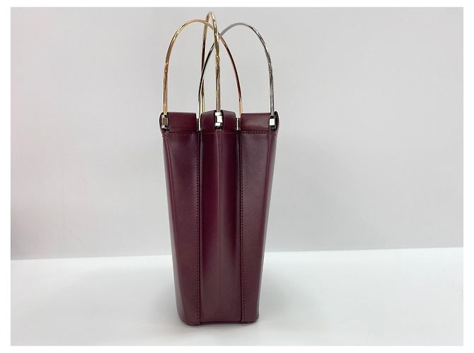 Borsa Cartier Trinity in rosso vino Bordò - vista 4