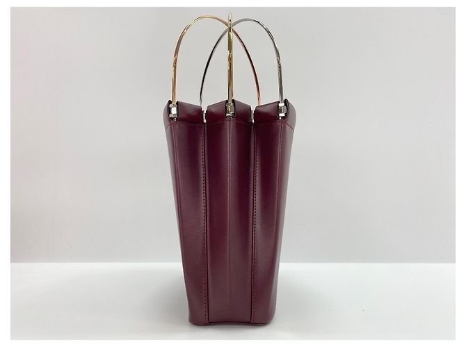 Borsa Cartier Trinity in rosso vino Bordò - vista 5