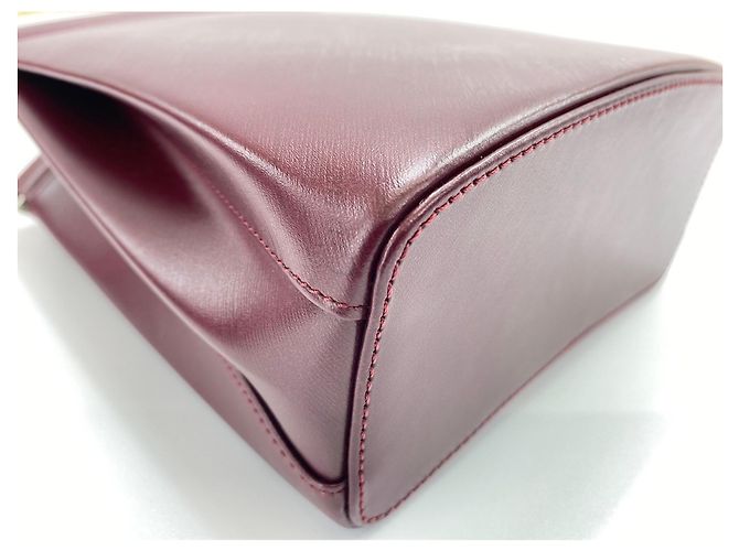 Borsa Cartier Trinity in rosso vino Bordò - vista 7
