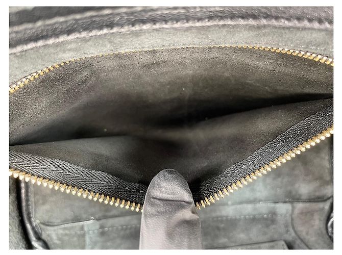 Céline Borsa a tracolla Celine Little Luggage Nero - vista 13