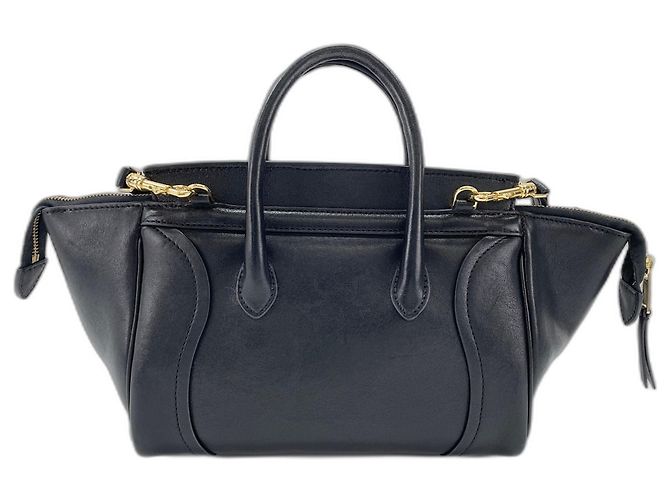 Céline Borsa a tracolla Celine Little Luggage Nero - vista 2