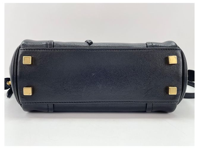 Céline Borsa a tracolla Celine Little Luggage Nero - vista 6