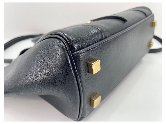Céline Borsa a tracolla Celine Little Luggage Nero - vista 7