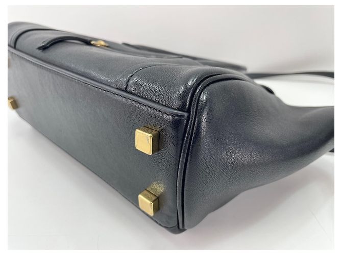 Céline Borsa a tracolla Celine Little Luggage Nero - vista 8