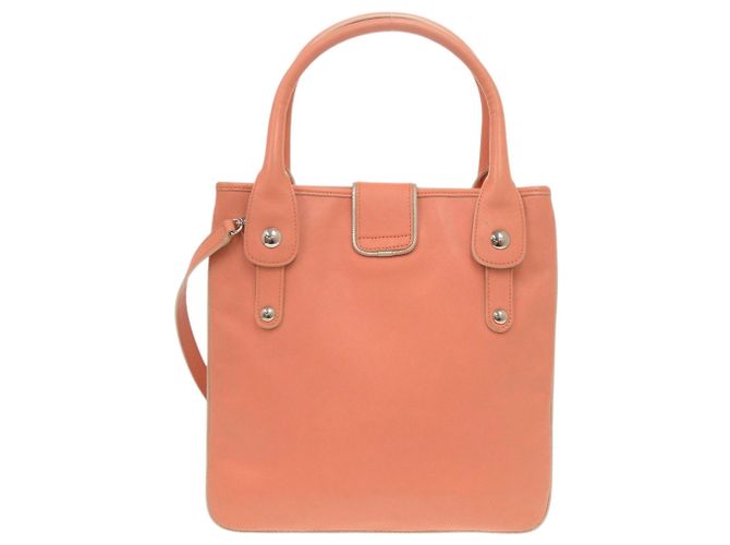 Borsa in pelle rosa Salvatore Ferragamo - vista 2