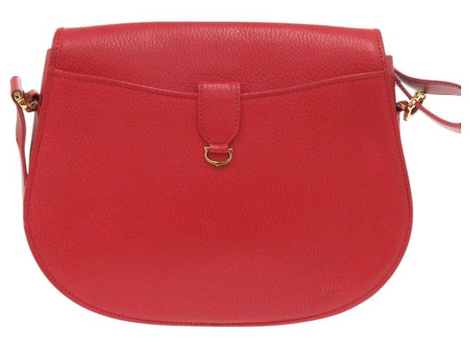 Borsa a tracolla Cartier Must de Leather Red Rosso - vista 2