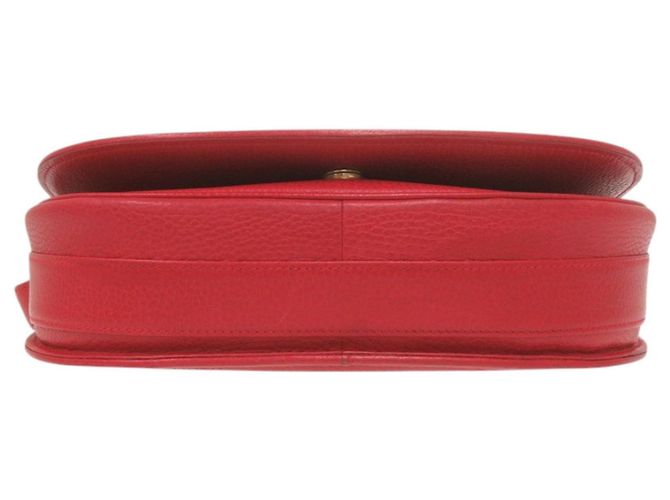 Borsa a tracolla Cartier Must de Leather Red Rosso - vista 3
