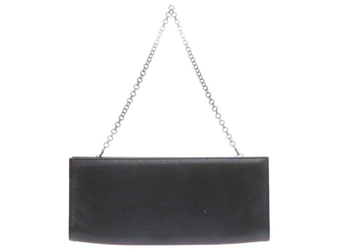 Salvatore Ferragamo Gancini EO-21 B385 Leather Shoulder Bag Metallic - view 2