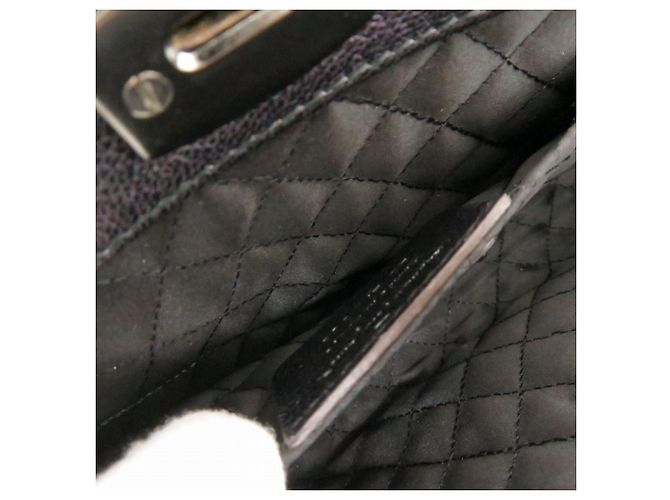 Salvatore Ferragamo Gancini EO-21 B385 Leather Shoulder Bag Metallic - view 6
