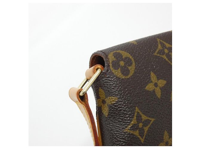 Borsa a tracolla Louis Vuitton Monogram Musette Salsa Marrone - vista 4