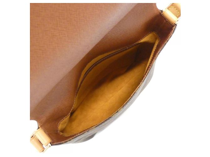 Borsa a tracolla Louis Vuitton Monogram Musette Salsa Marrone - vista 6